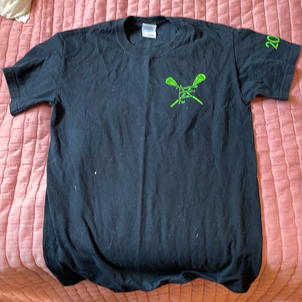 WVU mountaineer invitational lacrosse fest (MILF) tee shirt